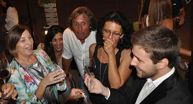 Paul Henry leaves guests amazed at a special corporate birthday with his close-up magic